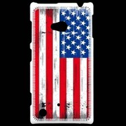 Coque Nokia Lumia 720 Drapeau USA grunge et vintage 5