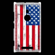 Coque Nokia Lumia 925 Drapeau USA grunge et vintage 5