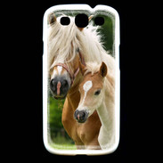 Coque Samsung Galaxy S3 Cheval et poulain