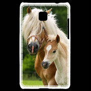 Coque LG Optimus L3 II Cheval et poulain