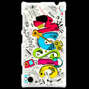 Coque Nokia Lumia 720 Graffiti Musique