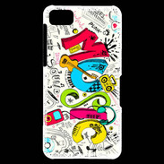 Coque Blackberry Z10 Graffiti Musique
