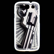 Coque Samsung Galaxy S3 Arme et Dollars