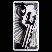 Coque Sony Xperia Z Arme et Dollars