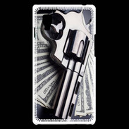 Coque LG Optimus L9 Arme et Dollars