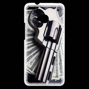 Coque HTC One Arme et Dollars