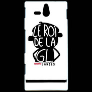 Coque Sony Xperia U Adishatz Humour Landes