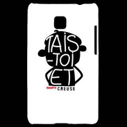 Coque LG Optimus L3 II Adishatz Humour Creuse