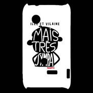 Coque Sony Xperia Typo Adishatz Humour Ille et Vilaine