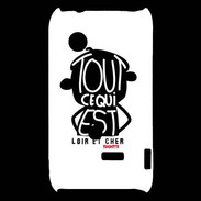 Coque Sony Xperia Typo Adishatz Humour Loir et Cher