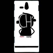 Coque Sony Xperia U Adishatz Humour Nord