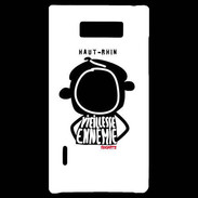 Coque LG Optimus L7 Adishatz Humour Haut-Rhin