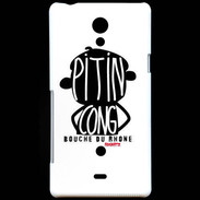 Coque Sony Xperia T Adishatz Humour Bouche du Rhone