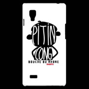 Coque LG Optimus L9 Adishatz Humour Bouche du Rhone