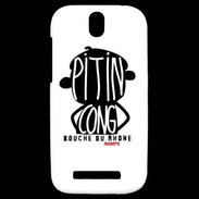 Coque HTC One SV Adishatz Humour Bouche du Rhone