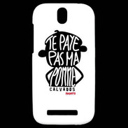 Coque HTC One SV Adishatz Humour Calvados