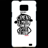 Coque Samsung Galaxy S2 Adishatz Humour Doubs