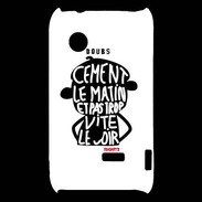 Coque Sony Xperia Typo Adishatz Humour Doubs