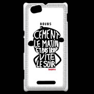 Coque Sony Xperia M Adishatz Humour Doubs