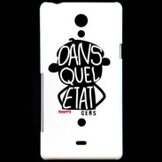 Coque Sony Xperia T Adishatz Humour Gers