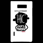 Coque LG Optimus L7 Adishatz Humour Cote d'Armor