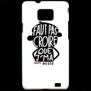 Coque Samsung Galaxy S2 Adishatz Humour Meuse