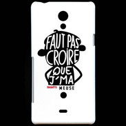 Coque Sony Xperia T Adishatz Humour Meuse