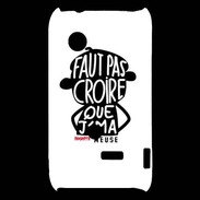 Coque Sony Xperia Typo Adishatz Humour Meuse