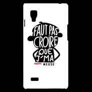 Coque LG Optimus L9 Adishatz Humour Meuse
