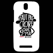 Coque HTC One SV Adishatz Humour Meuse