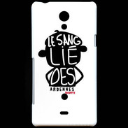 Coque Sony Xperia T Adishatz Humour Ardennes