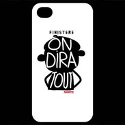 Coque iPhone 4 / iPhone 4S Adishatz Humour Finistere