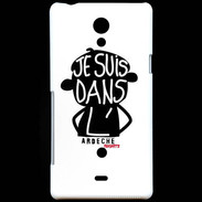 Coque Sony Xperia T Adishatz Humour Ardèche