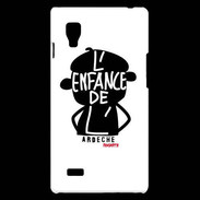 Coque LG Optimus L9 Adishatz Humour Ardèche 2