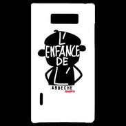 Coque LG Optimus L7 Adishatz Humour Ardèche 2