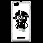 Coque Sony Xperia M Adishatz Humour Ardèche 2