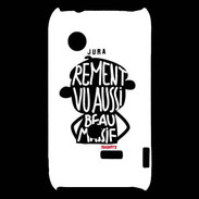 Coque Sony Xperia Typo Adishatz Humour Jura