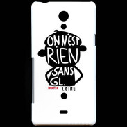 Coque Sony Xperia T Adishatz Humour Loire