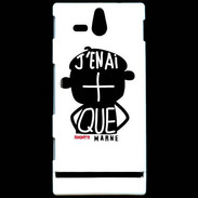 Coque Sony Xperia U Adishatz Humour Marne