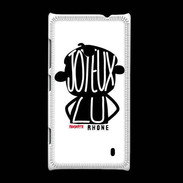 Coque Nokia Lumia 520 Adishatz Humour Rhone