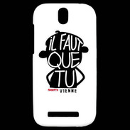 Coque HTC One SV Adishatz Humour Vienne