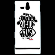 Coque Sony Xperia U Adishatz Humour Yvelines