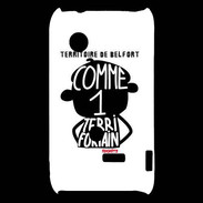 Coque Sony Xperia Typo Adishatz Humour Territoire de Belfort