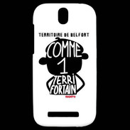 Coque HTC One SV Adishatz Humour Territoire de Belfort