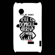Coque Sony Xperia Typo Adishatz Humour Puy de Dome