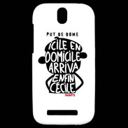 Coque HTC One SV Adishatz Humour Puy de Dome