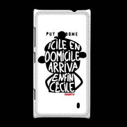 Coque Nokia Lumia 520 Adishatz Humour Puy de Dome