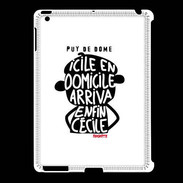 Coque iPad 2/3 Adishatz Humour Puy de Dome
