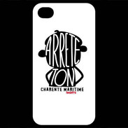 Coque iPhone 4 / iPhone 4S Adishatz Humour Charente Maritime