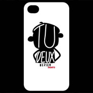 Coque iPhone 4 / iPhone 4S Adishatz Humour Beziers